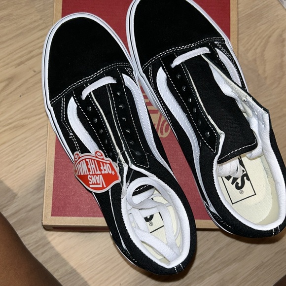 Black and white old skool stackform Vans - Picture 2 of 4